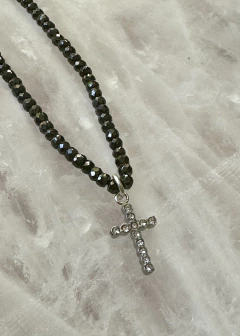 Collar Zircon Cross - tienda online