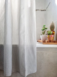 Cortina baño BERTA RECTA 1,60x 2(h) - comprar online