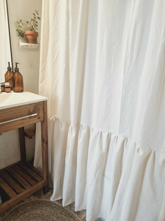 Cortina para baño FLORENTINA en TUSOR - comprar online