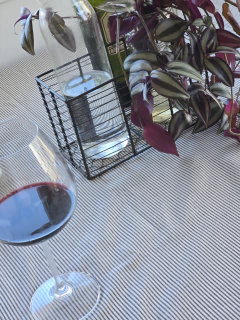 MANTEL RAYADO RECTO PUPÉ - comprar online