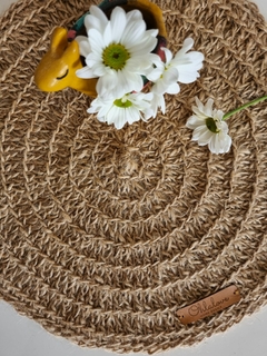 Individuales | Plato de sitio yute natural