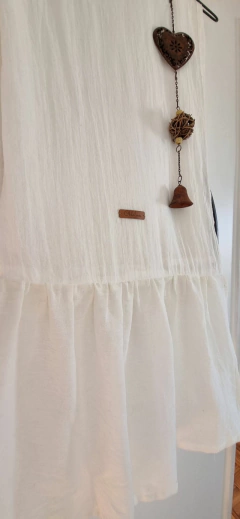 Cortina para baño FLORENTINA en GASA 2x2 - comprar online