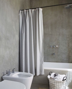 Imagen de Cortina baño BERTA RECTA mil rayitas 1,60x1,80