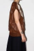 COLETE CROCHET COURO - loja online