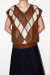 COLETE CROCHET COURO