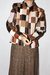 JAQUETA COURO PATCHWORK - comprar online