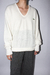 SUÉTER IZOD LACOSTE OFF WHITE - METRÓPOLIS loja vintage