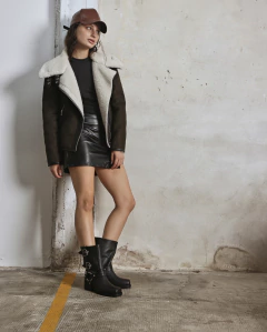 BOTA BIKER ROCK NEGRO