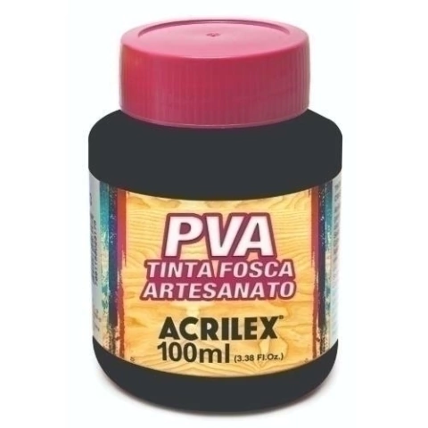 Tinta Pva Acrilex 520 - Preto - comprar online