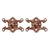 Dobradiça com 2 unidades 26x36mm - Darlene Artesanatos