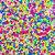 Mini Aplique Granulado Colorido Ideal para confecção de laços, acessórios para cabelo, decoração de materiais escolar, brindes e lembrancinhas de festas.