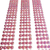 Cartela Adesiva Strass, ideal para acabamentos em madeiras ou mdf, papéis, cartões, lembrancinhas, pets e artesanatos em geral.  Contém 3 colunas com 204 strass em cada coluna.  Total  612 strass adesivo.