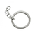 Argola Chaveiro Italiana com Corrente 28mm Níquel - Unidade - DV
