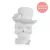 Imagem Gesso Caveira Mexicana Cartola 13cm