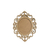 Placa Oval De MDF 10cm Trabalhada Com Fundo N3