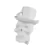 Imagem Gesso Caveira Mexicana Cartola 13cm