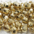 Pingente Bola Sextavada 11x8mm Dourado 10g