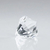 Pingente Peão 24x26mm Acrílico Sextavado Cristal Unidade
