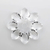Flor 38mm Furo no Centro Acrílico Cristal Unidade