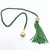 Enfeite Cordinha Luxo Natal Verde 40cm