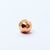 Bola Sextavada Passante Acrílica 8mm Cobre 20g