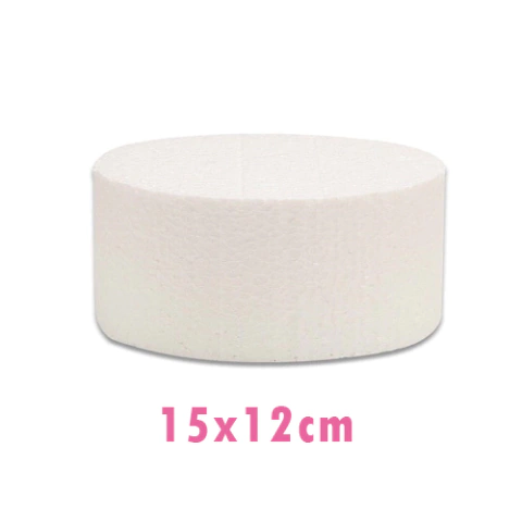 Isopor Disco Base Para Bolo 15X12cm