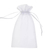 Saco de Organza 20x35cm Branco - Unidade na internet