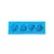 Molde de Silicone Folhas 4 Cavidades