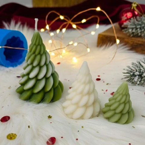 Molde de Silicone Árvore Pinheirinho - comprar online