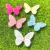 Aplique Borboleta Tecido Com Strass Rosa Pink Unidade