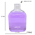 Frasco Pet Sabonete Quadrado 350ml Cristal 28/410 na internet