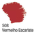 Tinta Acrílica Fosca Acrilex 508 - Vermelho Escarlate 60ml - comprar online