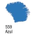 Tinta Acrílica Fosca Acrilex 559 - Azul 60ml - comprar online