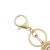 Chaveiro Nossa Sra Aparecida Dourado com Strass Redondo - Unidade DV - Darlene Artesanatos