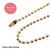 Corrente de Bolinha 2.4mm Dourado em Ferro - 1 Metro - Darlene Artesanatos