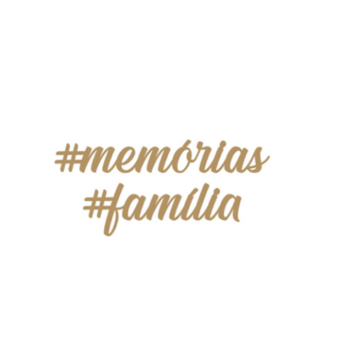 MDF Aplique Palavras Memórias e Família LR-907 Arte Fácil