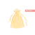 Saco de Organza 9x12cm Dourado com 10 Unidades