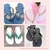 Par De Cabedais Para Chinelo - Luxo Gota Rosa na internet