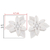 Aplique de Resina - Flor Amarilis 4,7cm Ref. 828 - comprar online