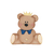 Aplique em Papel e MDF Litoarte Urso de Coroa Azul Marinho - APM3-174 - comprar online