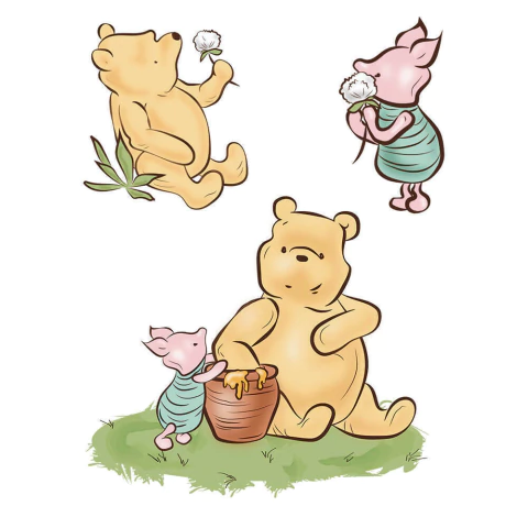 Aplique em Papel e Mdf Litoarte Coleção Urso Doce e Mel - APM6-057 - comprar online