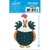 Aplique em Papel e MDF Litoarte Galinha Poá - APM8-0060 - comprar online