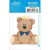 Aplique em Papel e MDF Litoarte Urso de Coroa Azul Marinho - APM8-0631 - comprar online
