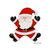  Aplique Natalino Papel MDF Litoarte Papai Noel APMN8-134 Darlene Artesanatos