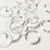 Argola Acrílica Transparente 20mm Ritas Darlene Artesanatos