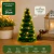 Árvore natal Festão Verde 11x26 cm na internet