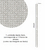 Fileira Manta Strass 45cm Prata/Cristal - comprar online