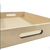 Cesta Retangular Lisa P em Mdf 28,5x20x4cm - comprar online
