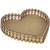 Bandeja Pérola Coração em Mdf - M 24X24cm