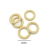 Argola de Madeira 40mm - Bege Claro Unidade